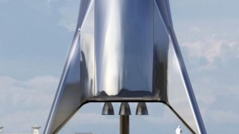 Elon Musk, insanları Mars'a taşıyacak geminin nasıl göründüğünü paylaştı