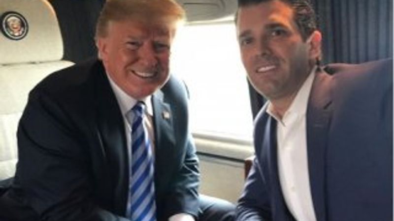 Trump'ın oğlundan tepki çeken duvar paylaşımı