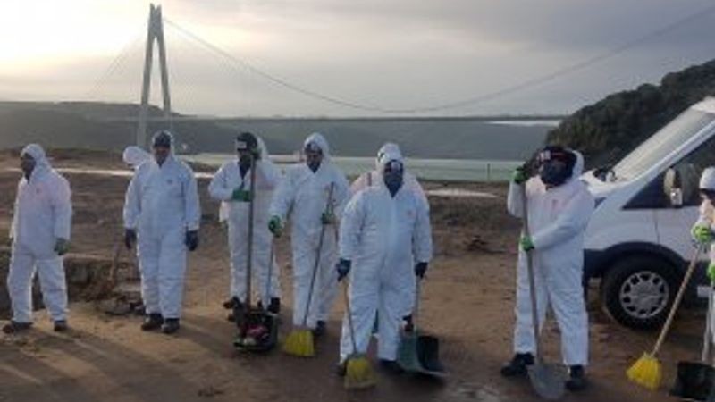 Tarihi Garipçe Kalesi temizlendi