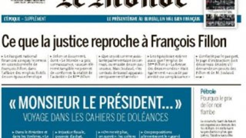 Dünyada pazar manşetleri