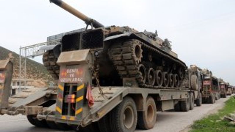 Suriye sınırına askeri sevkiyatlar sürüyor