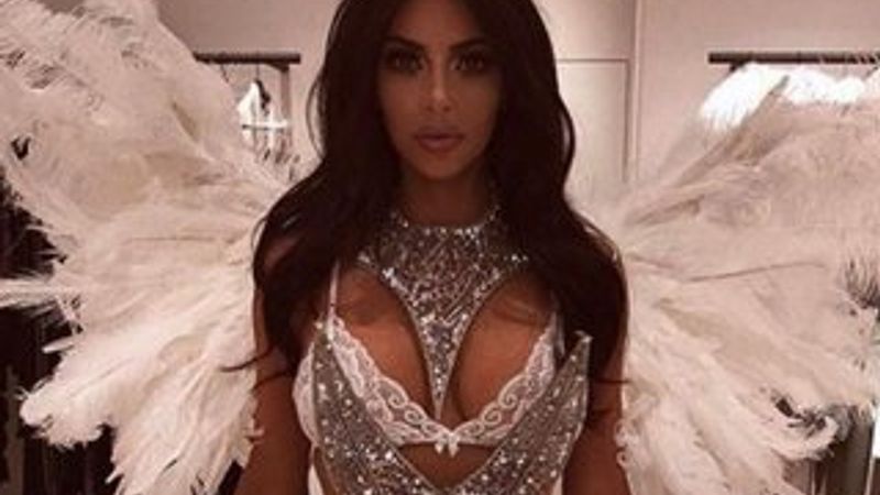 Kim Kardashian melek oldu