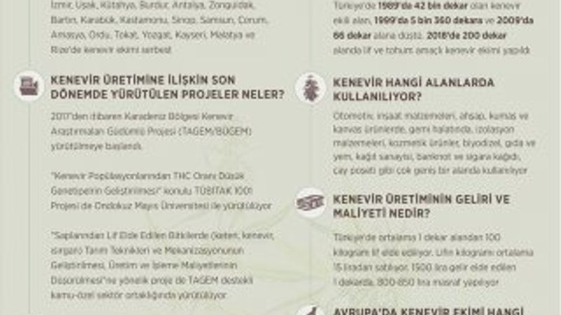 Kenevir üretiminde yeni dönem