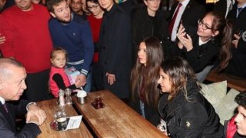 Cumhurbaşkanı Erdoğan'a yoğun ilgi