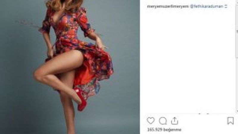 Meryem Uzerli’den cesur poz