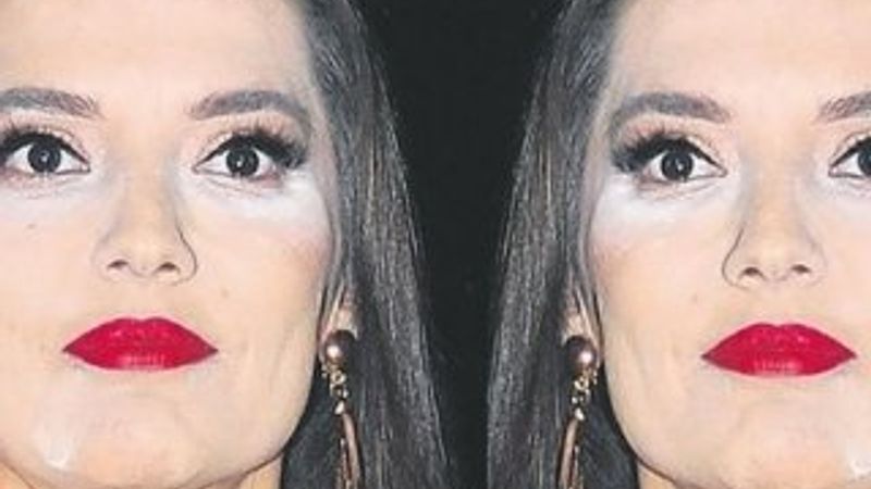 Demet Akalın'ın makyajı korkuttu