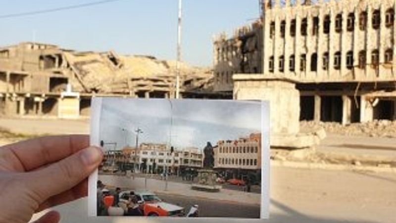 ABD askeri tarafından harabeye çevrilen Musul