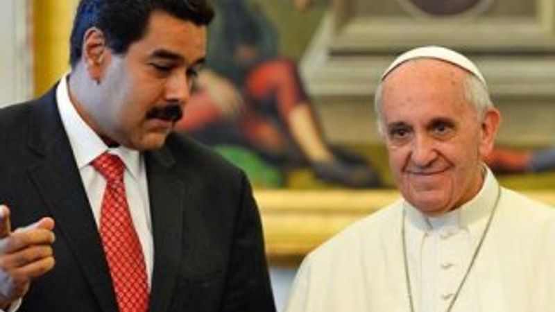 Maduro Papa'ya mektup yazdı
