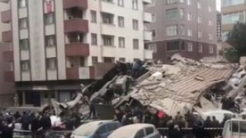 Kartal'da çöken binadaki tüm daireler doluydu