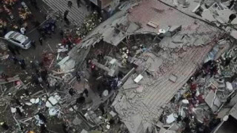 TMMOB'den Kartal'da çöken bina değerlendirmesi