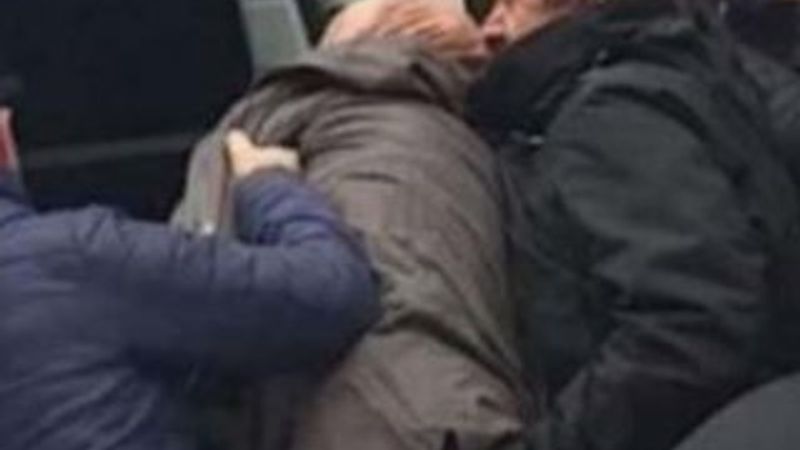 Sakarya Caddesi'ndeki gözaltının görüntüleri