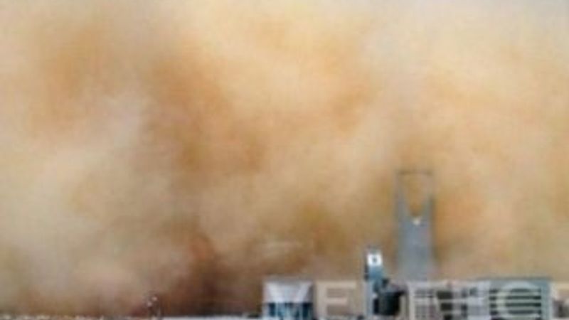 Suudi Arabistan’da kum fırtınası