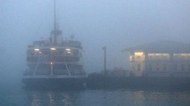 İstanbul'da vapur seferlerine sis engeli