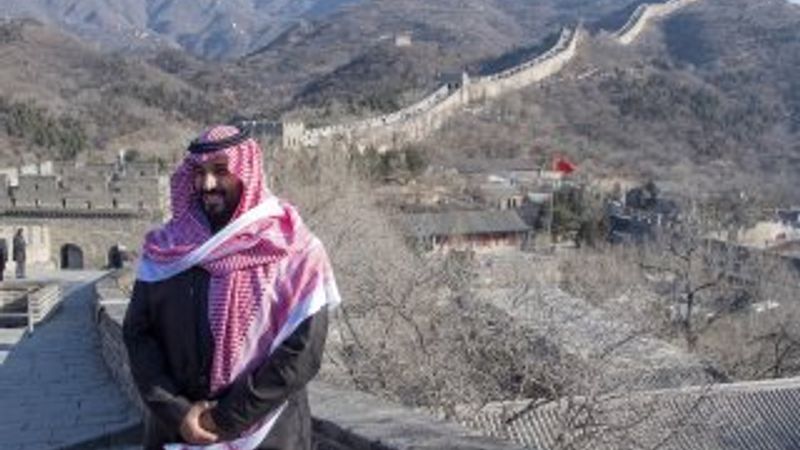 Prens Selman, Çin Seddi'ni gezdi