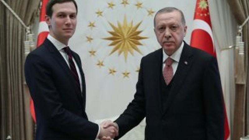 Cumhurbaşkanı Erdoğan Trump'ın damadıyla bir araya geldi