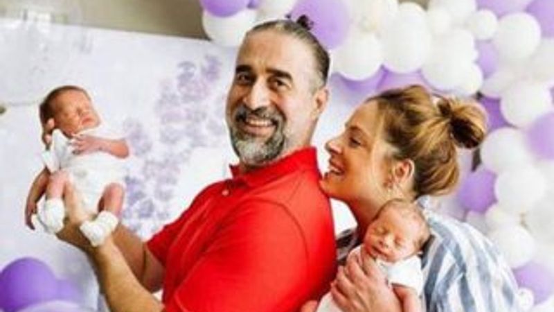 Doğa Rutkay ikizlerinin fotoğrafını paylaştı