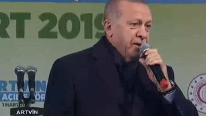 Cumhurbaşkanı Erdoğan'dan Artvin'de HDP'ye tepki