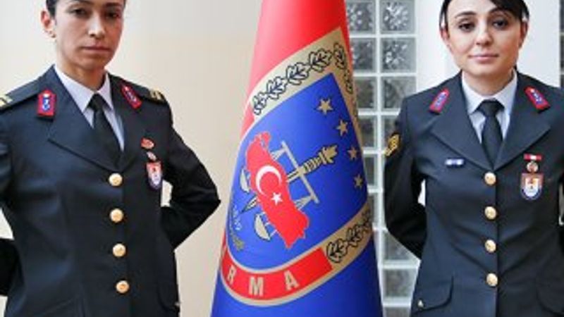 Kadın komutanlar vatan nöbetinde