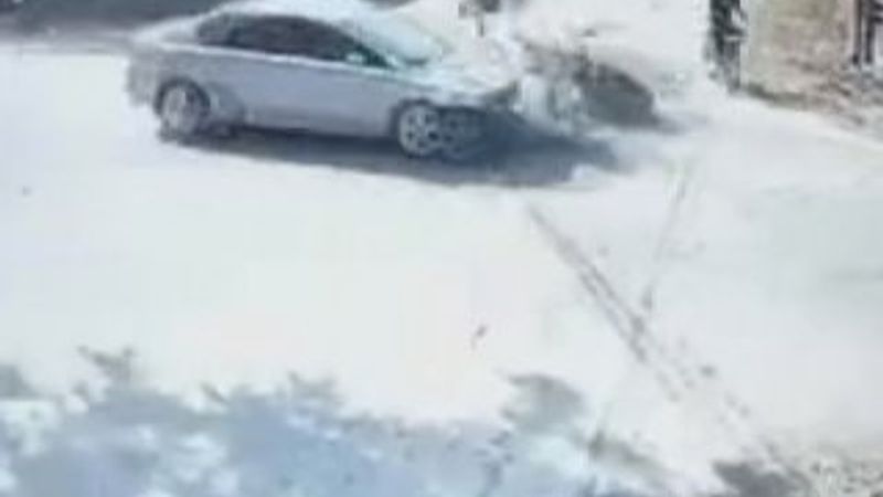 Tayland'daki inanılmaz kaza kameraya yansıdı