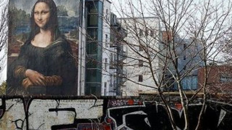 Berlin'de Mona Lisa kopyası yapıldı