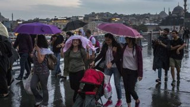 Serin ve yağışlı hava geliyor