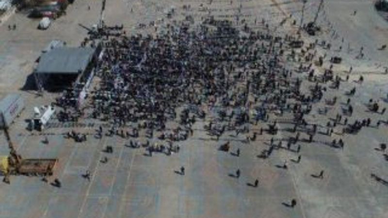 Mardin'deki HDP mitingine az sayıda kişi katıldı