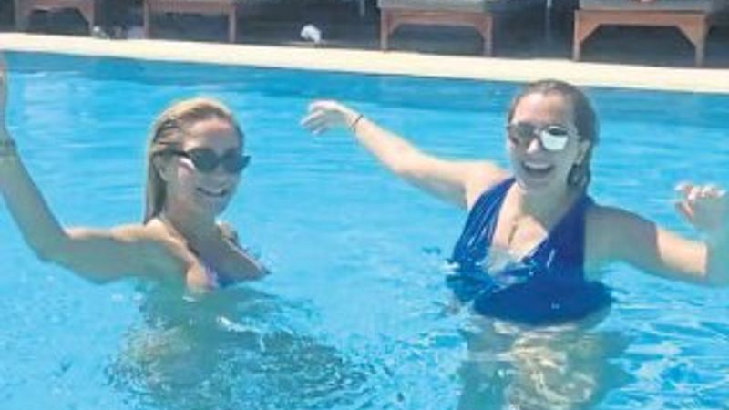 Işıl Reçber kızının yanına uçtu