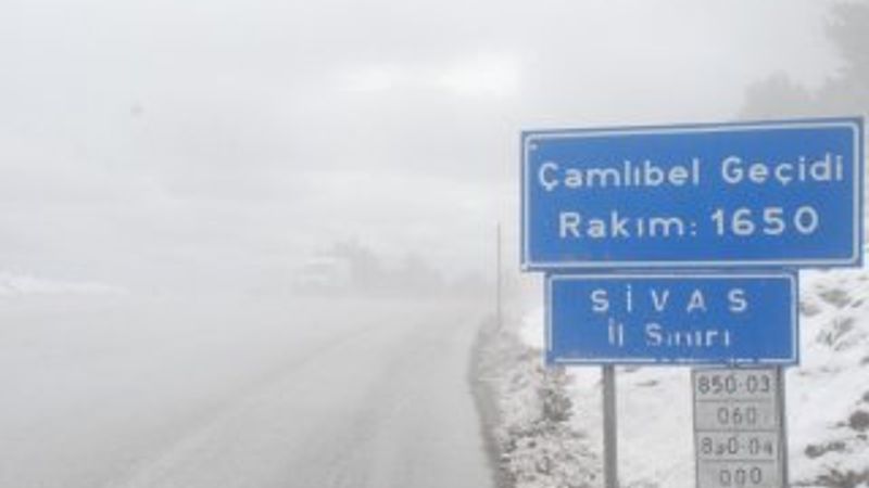 Tokat’ı sis aldı