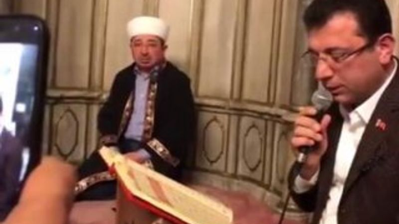 Ekrem İmamoğlu Yasin okudu