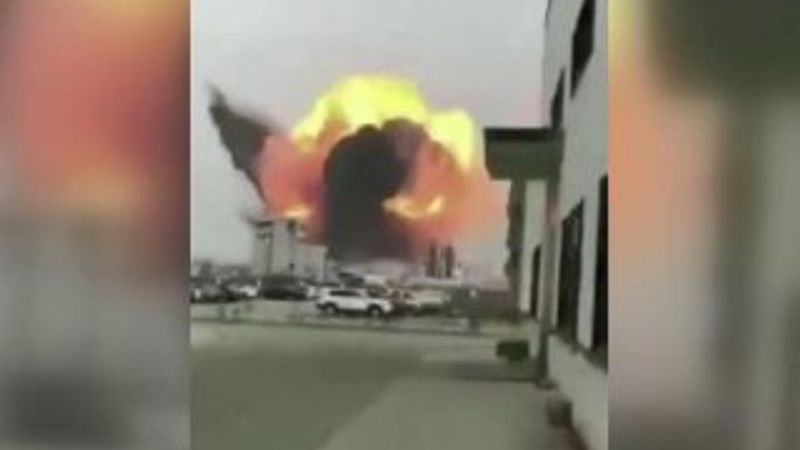 Çin’de fabrikada patlama