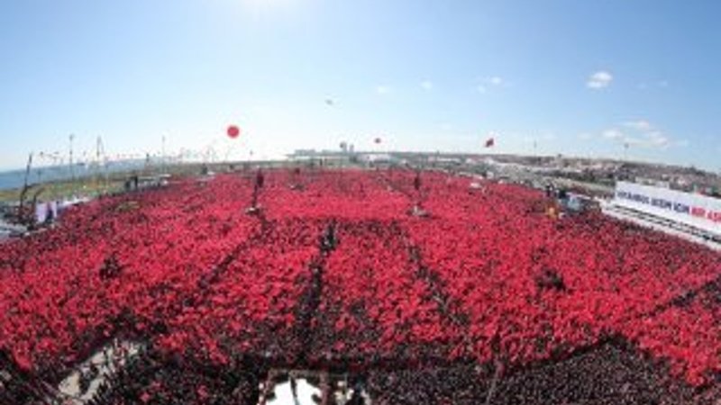 Cumhur İttifakı'nın İstanbul mitingine vatandaşlar akın etti