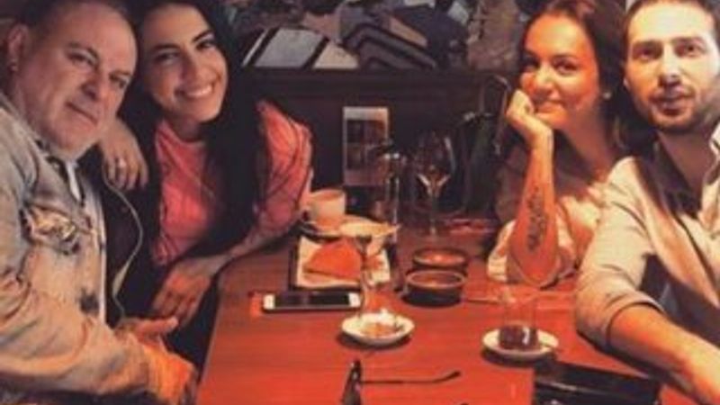 Burak Sergen eski karısını nişanlısıyla tanıştırdı