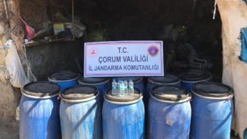 Jandarma’dan kaçak içki operasyonu