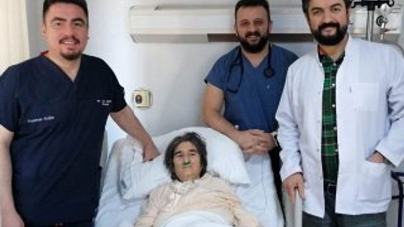 105 yaşında hayata yeniden tutundu