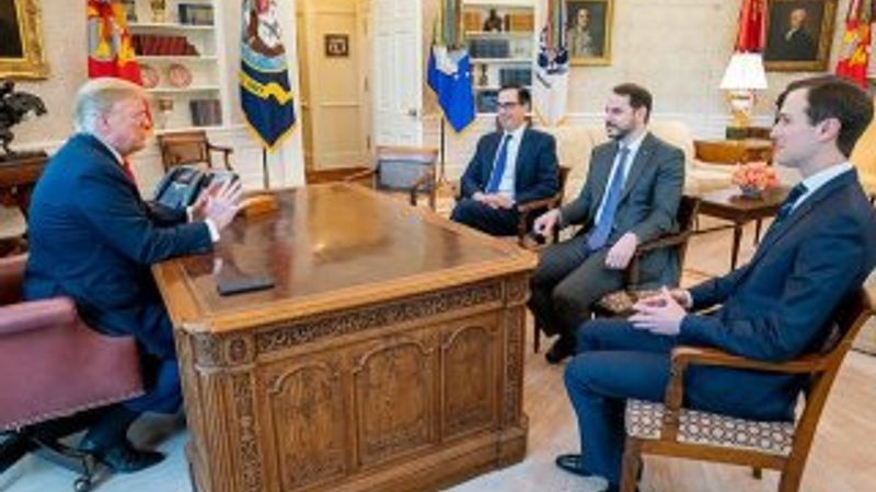 Bakan Albayrak, Trump ile görüştü