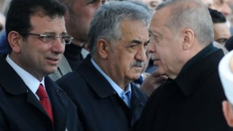 Erdoğan ve İmamoğlu cenaze töreninde karşılaştı