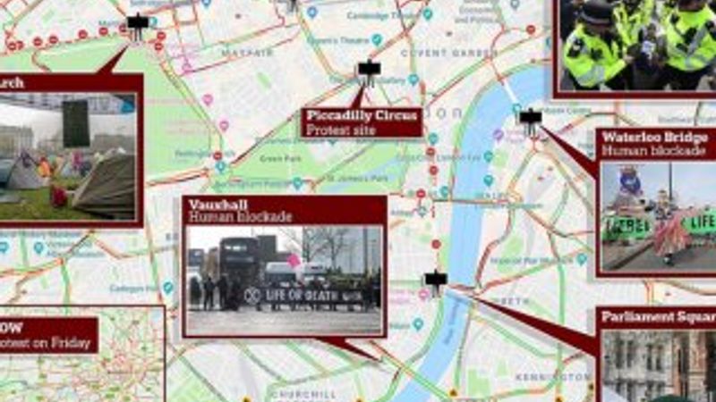 Londra'da eylemlerin önüne geçilemiyor