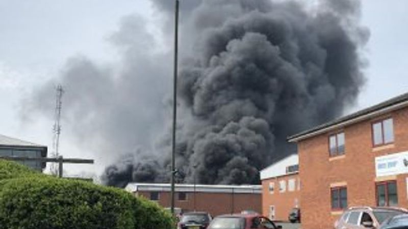 İngiltere’de yangın