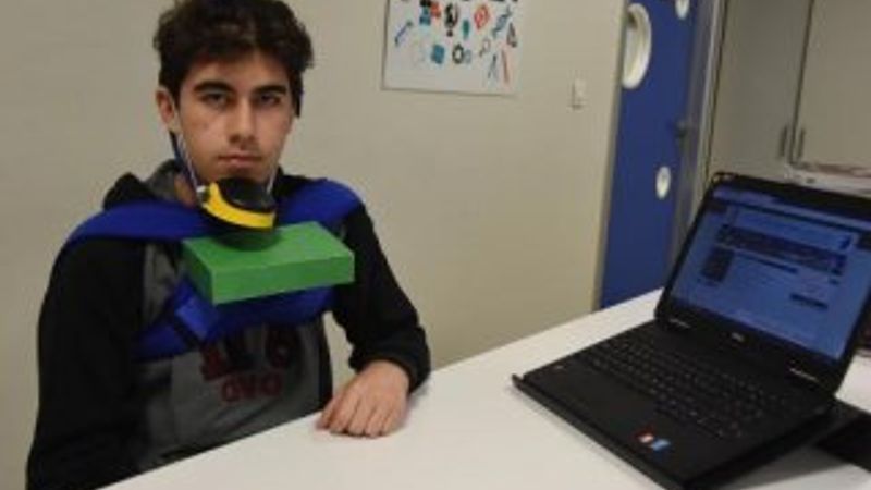 Çene ile çalışan mause icat etti