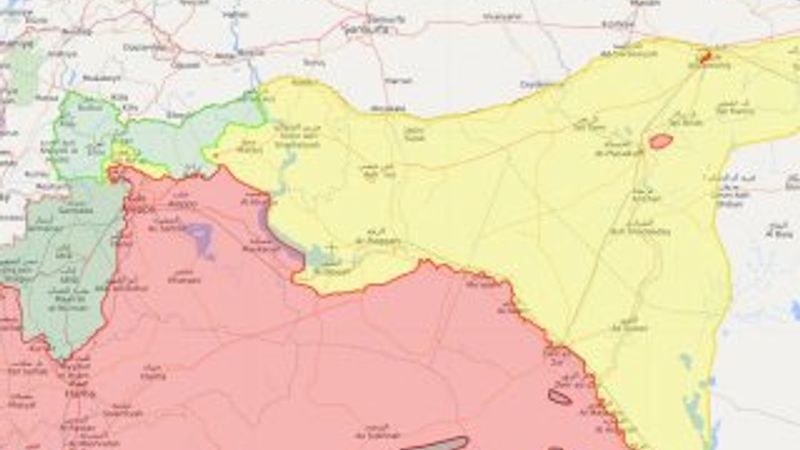 Arap kabileler terör örgütü YPG'yi protesto etti