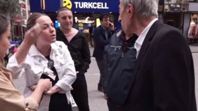 Sokak ortasında kime oy vereceksin tartışması