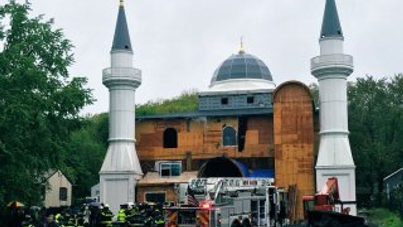 ABD'de camide yangın