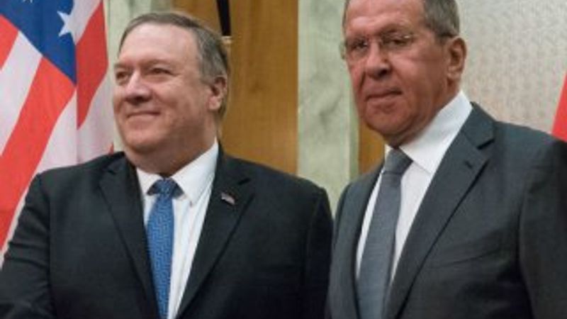 Pompeo ile Lavrov'un görüşmesi sona erdi