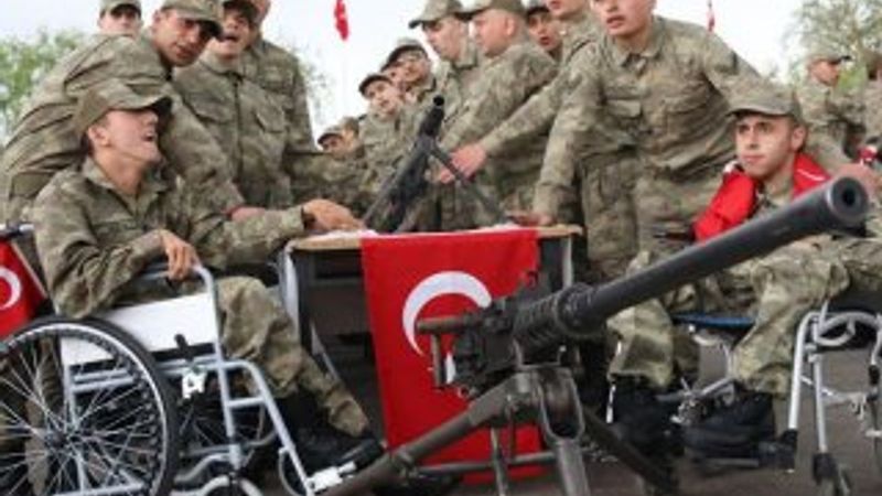 Engellilerin askerlik sevinci