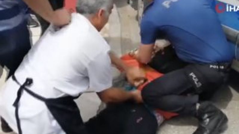 Düzce'de Afgan uyruklu bıçaklı şahıs zor zaptedildi