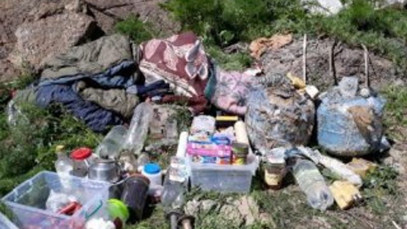 PKK sığınağında patlayıcı ele geçirildi