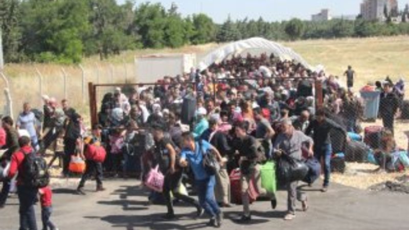 Suriyeliler akın akın bayramlaşmaya gidiyor