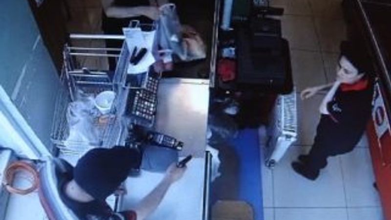 Markette yakalanan soyguncu: Şansımı denedim