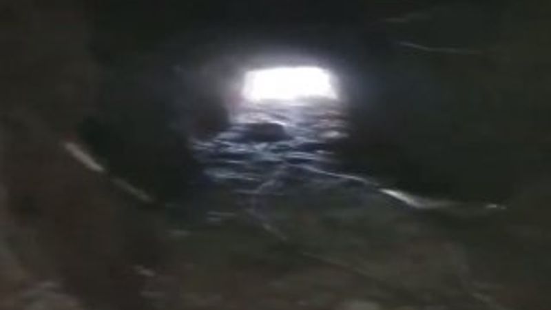 Teröristlerin 500 metrelik mağarası imha edildi