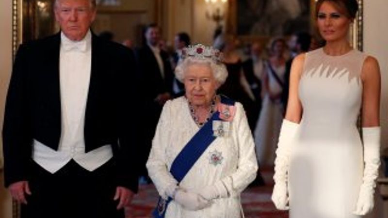 İngiltere'de Trump protestosu